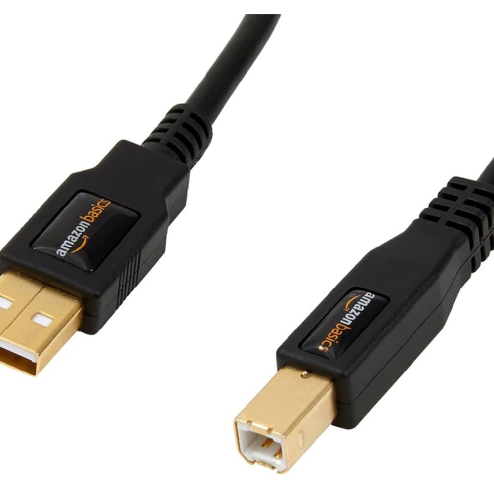 NEW AmazonBasics USB 2.0 Printer 10ft Cable